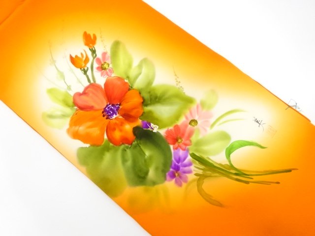 JAPANESE KIMONO / NAGOYA OBI / SHIOZE / FLOWER & PLANT / ARTIST WORK 
